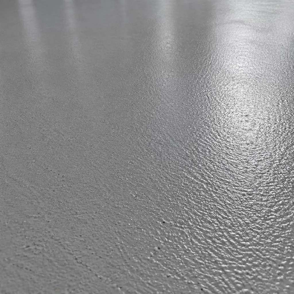 Piso epóxi cinza com textura antiderrapante em Itatiba
